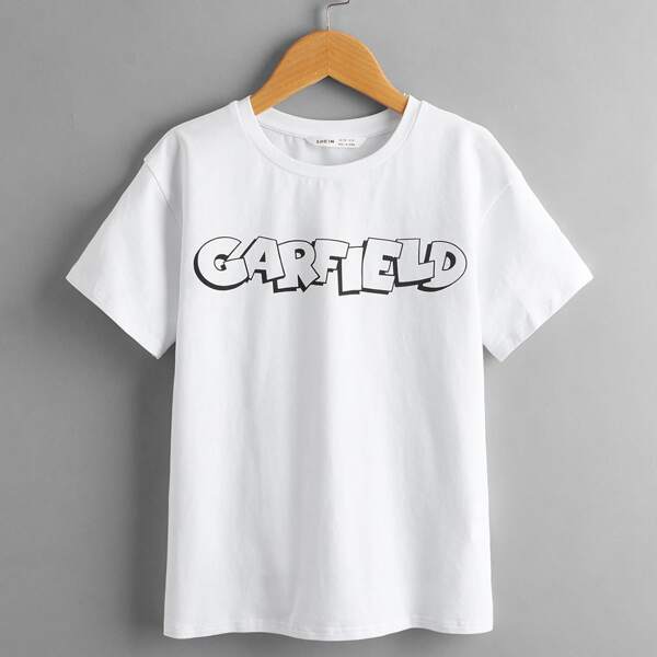 

Boys Letter Graphic Tee, White