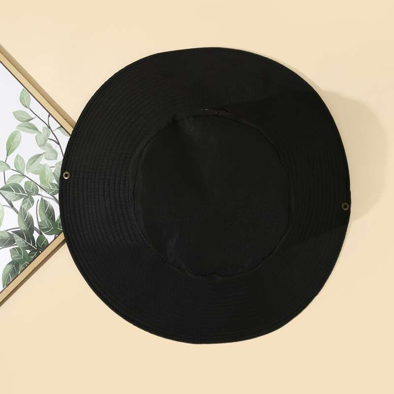 

Letter Bucket Hat, Black