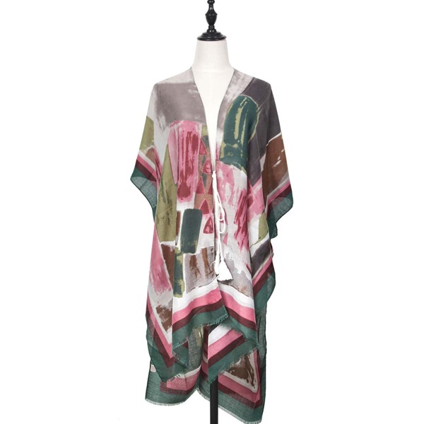 

Allover Graphic Scarf, Multicolor