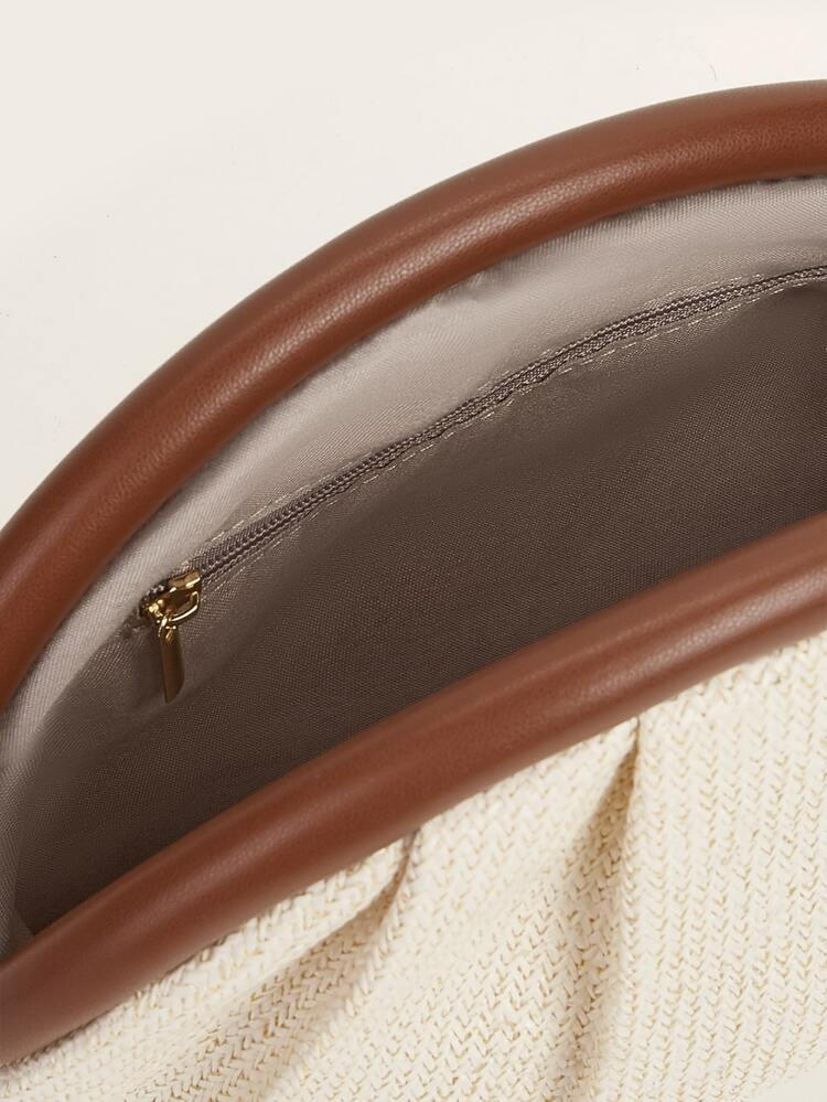 Ruched Clutch Bag