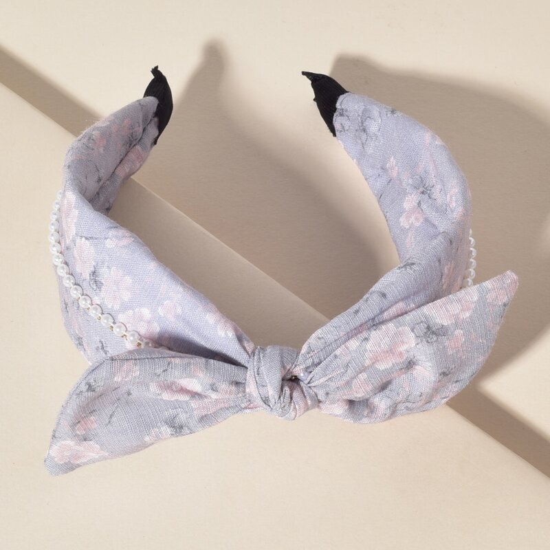 

1pc Bow Hair Hoop, Multicolor