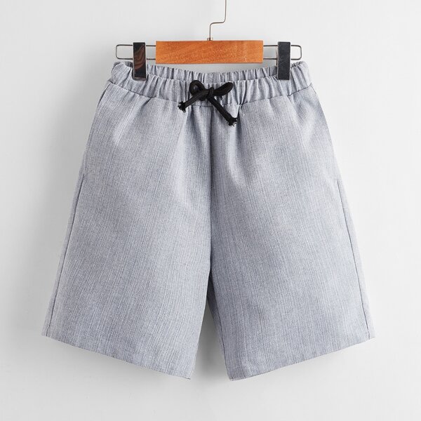 

Boys Solid Track Shorts, Baby blue