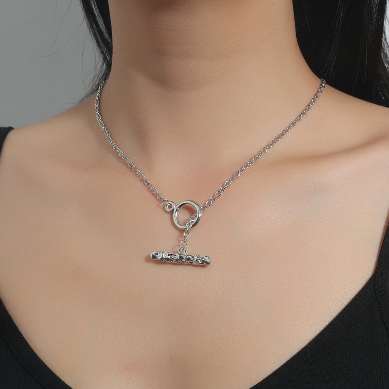 

Ring Decor Necklace, Silver