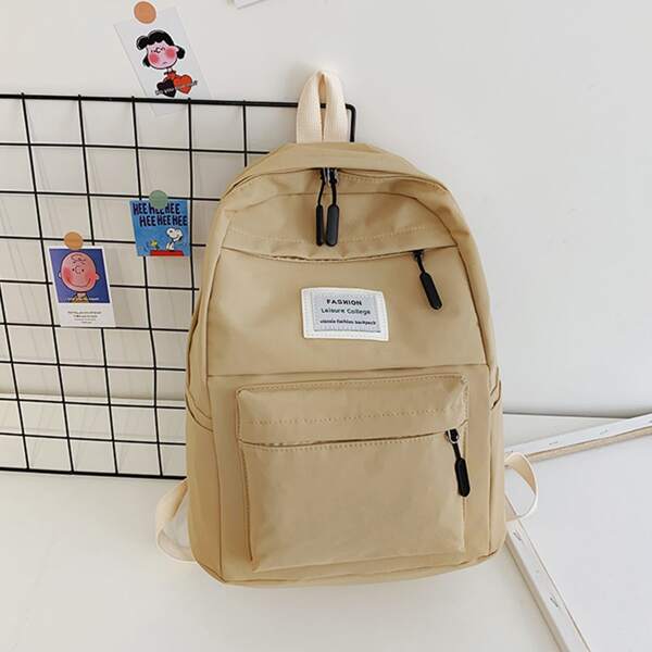 

Minimalist Pocket Front Backpack, Khaki