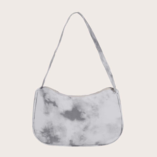 

Tie Dye Shoulder Bag, Grey