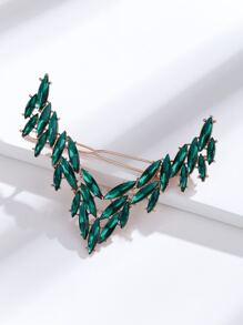 Green V-Shaped Hair Clip For Short Hair - Green - View 2