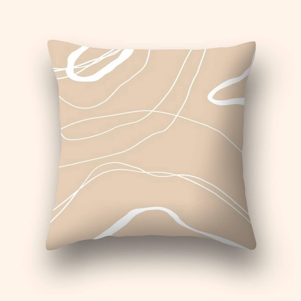 

Graphic Print Cushion Cover Without Filler, Multicolor