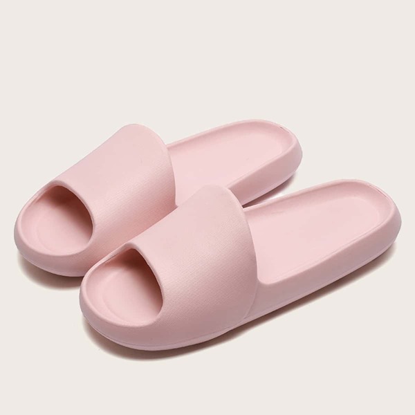 

Open Toe Minimalist Slides, Pink