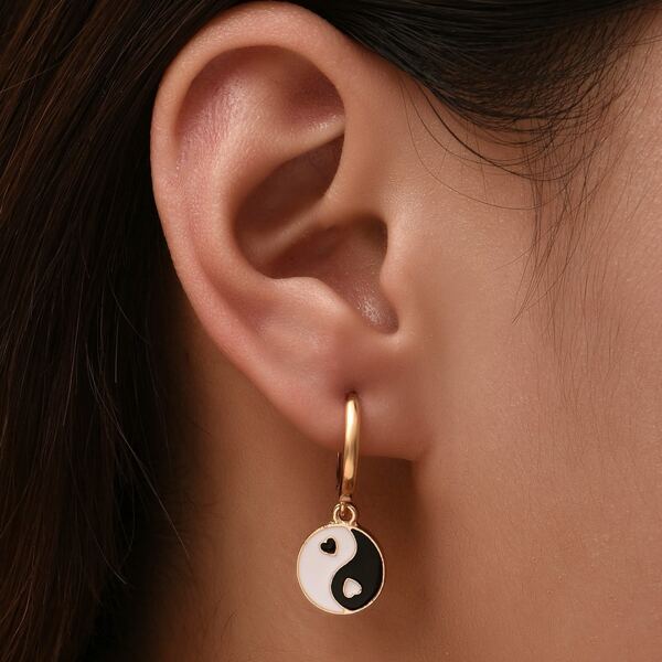 

Yin & Yang Drop Earrings, Multicolor