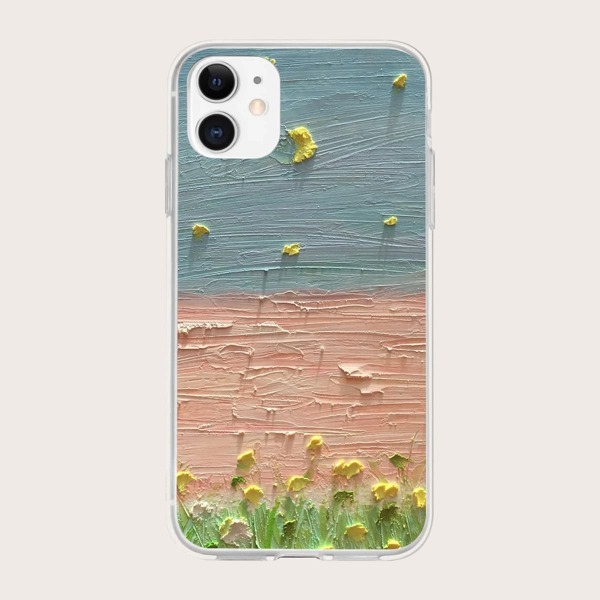 

Flower Painted Phone Case, Multicolor