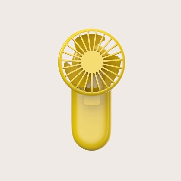 

1шт Электрический ручной вентилятор с зажимом, Жёлтые