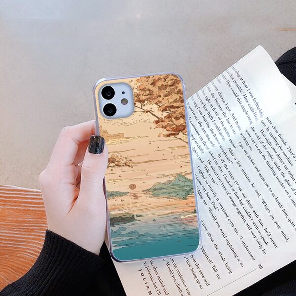 

Landscape Print Phone Case, Multicolor