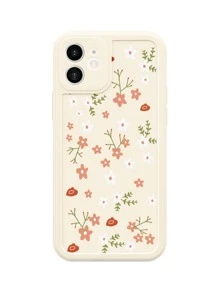 Flower Pattern Phone Case - Multicolor - View 1