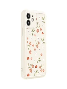 Flower Pattern Phone Case - Multicolor - View 3