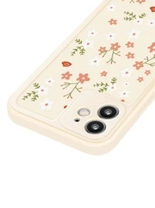 Flower Pattern Phone Case - Multicolor - View 4