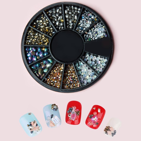 

1box Nail Art Decoration, Multicolor