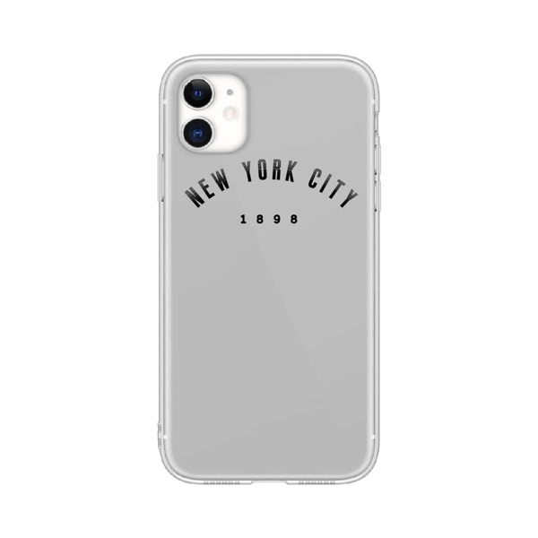 

Letter Graphic Phone Case, Clear