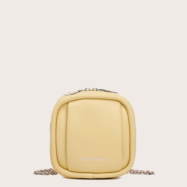 

Mini Chain Crossbody Bag, Yellow