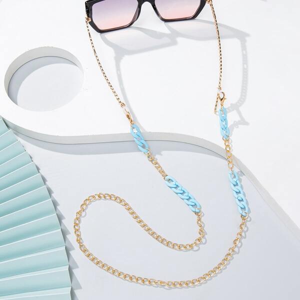 

Simple Glasses Chain, Blue