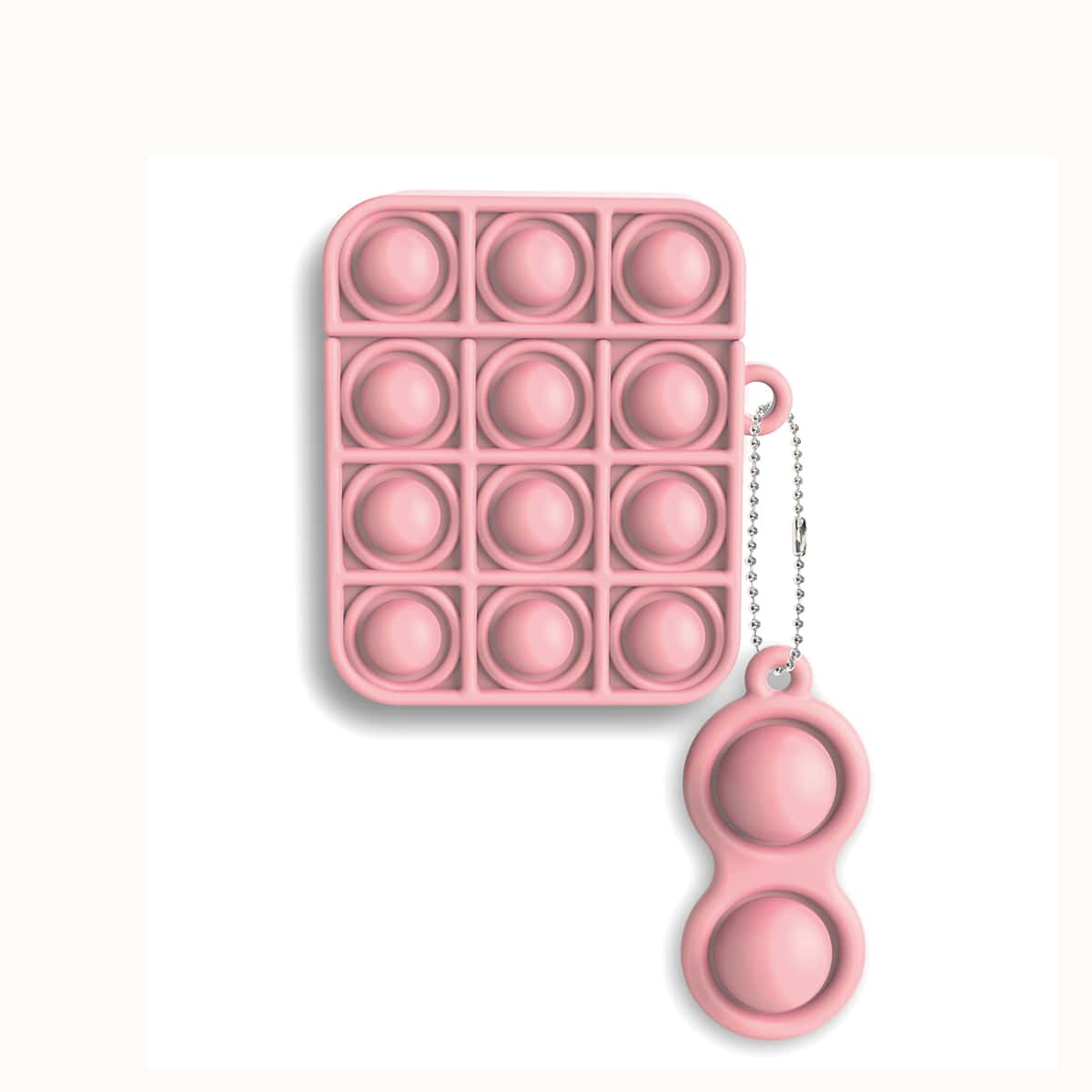 

1pc Creative Stress Relief Airpods Case, Baby pink