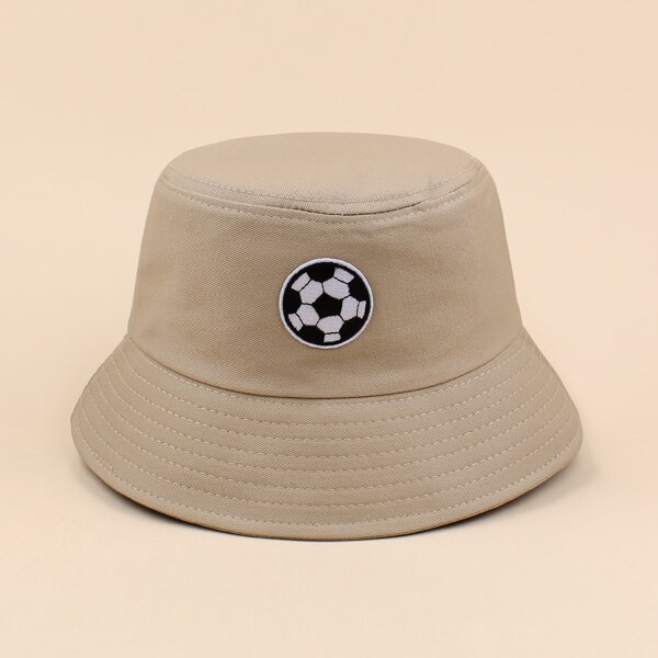 

Embroidery Bucket Hat, Khaki