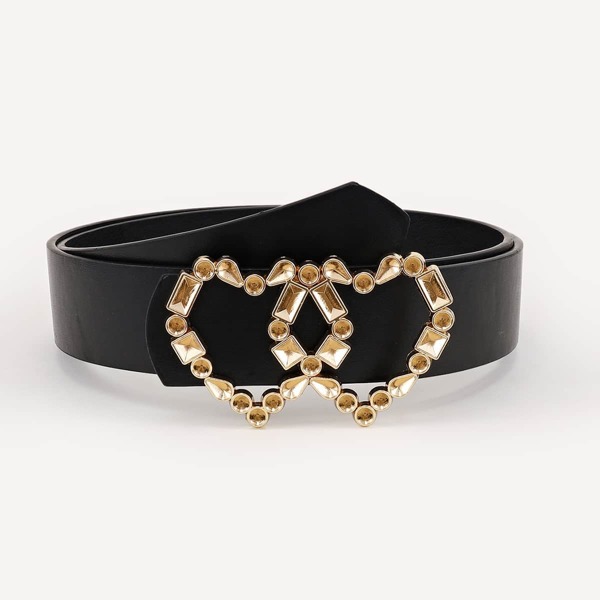 

Metal Buckle Belt, Black