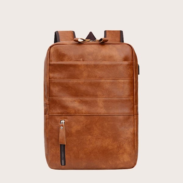 

Men Large Capacity Backpack, Brown