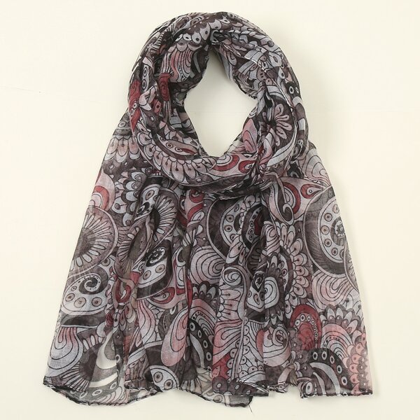 

Allover Graphic Scarf, Multicolor