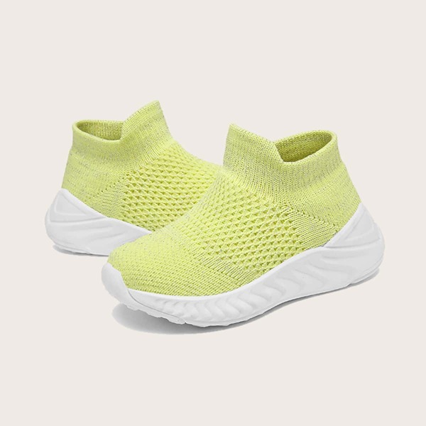 

Toddler Girls High Top Sock Sneakers, Green