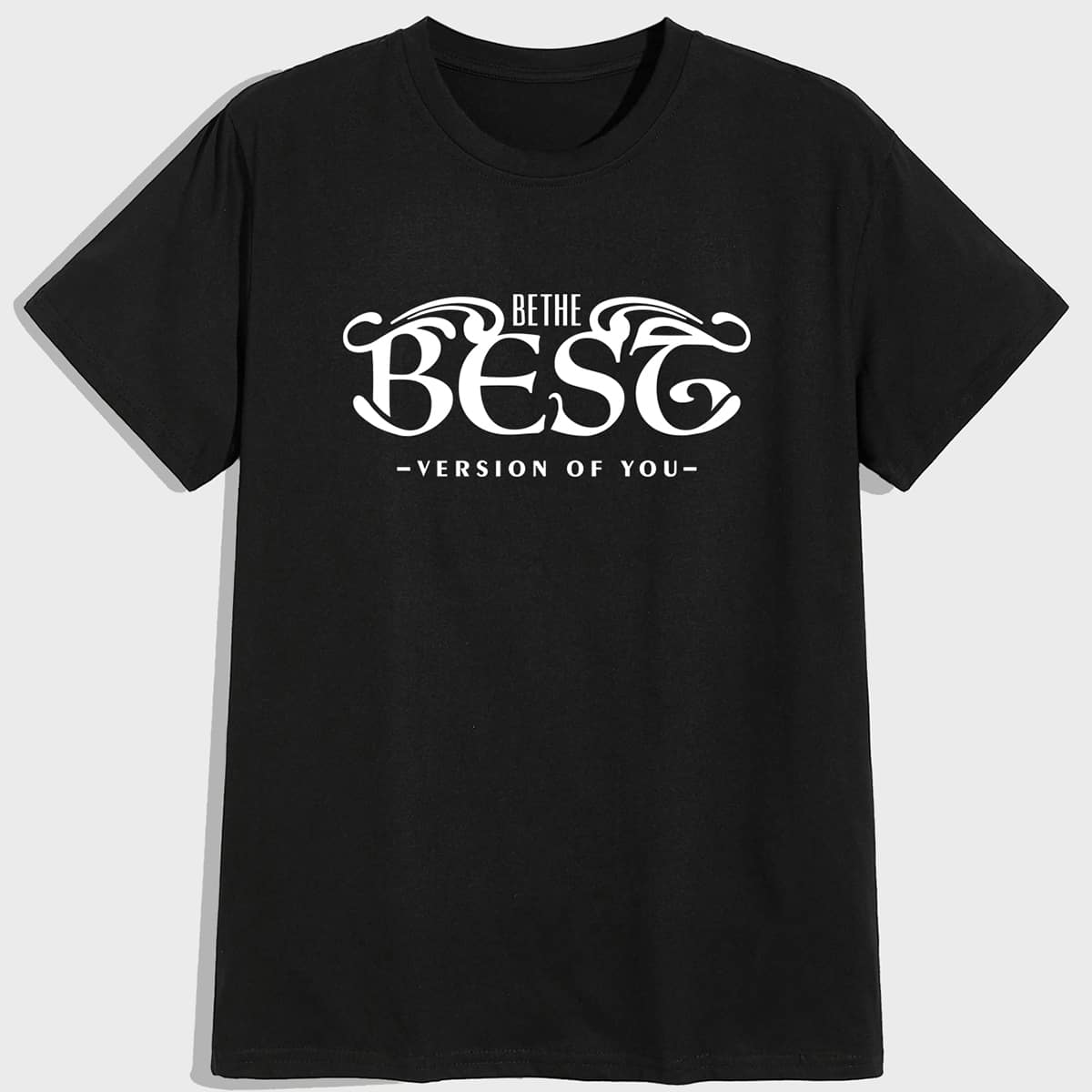 

Guys Slogan Tee, Black