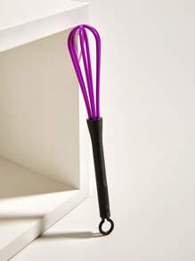 Batidor de tinte de pelo, 1 pieza Batidor mezclador de crema de tinte de pelo de plástico DIY para salón, peluquería, tinte y blanqueador del cabello, batidores para mezclar tinte de pelo (negro, amarillo, rosa, morado, azul) - Morado - Ver 2