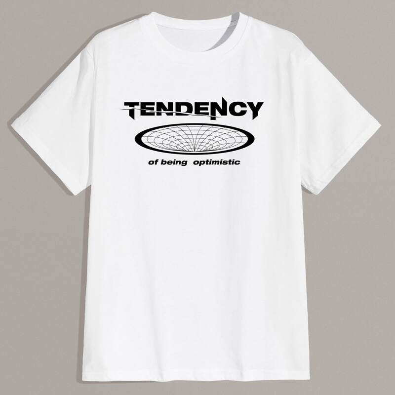 

Guys Letter Graphic Tee, White