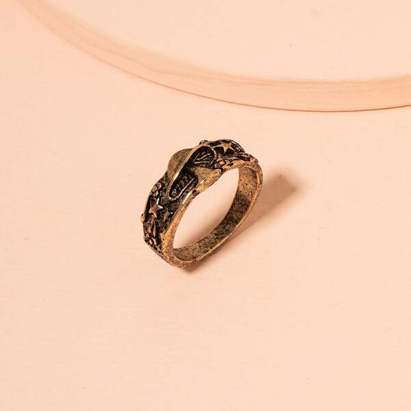 

Mushroom Decor Ring, Bronze