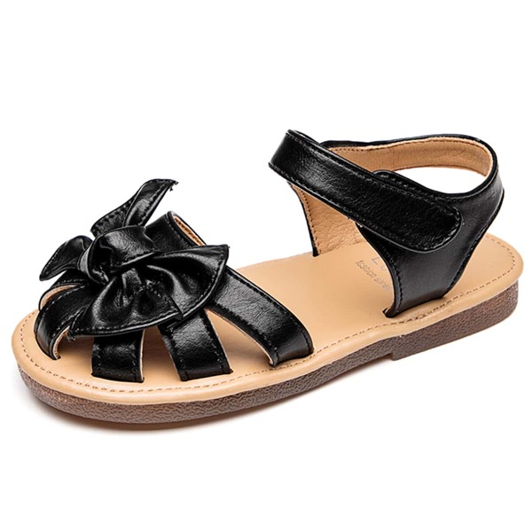 

Toddler Girls Bow Decor Strappy Sandals, Black