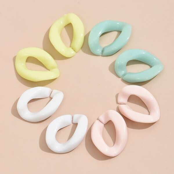 

160pcs Acrylic DIY Jewelry Accessory, Multicolor