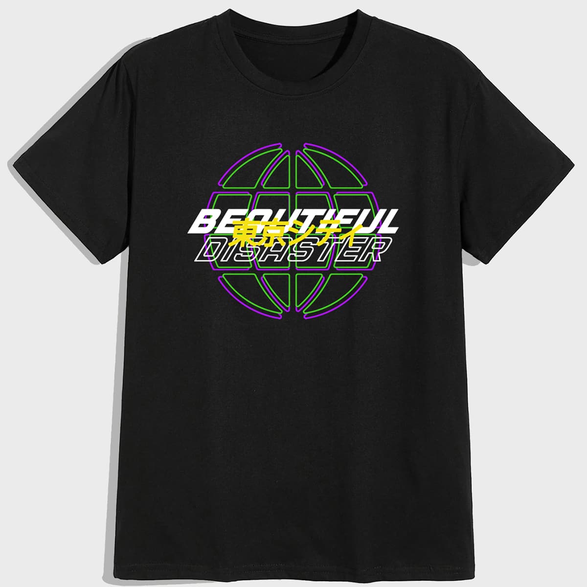 

Guys Letter Graphic Tee, Black
