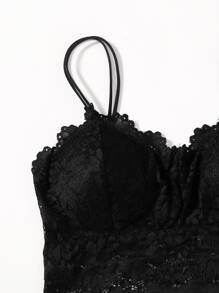 2 gói đồ lót ren hoa dài bralette - Nhiều màu - Xem 4