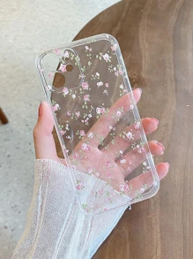 小碎花透明手機殼 - 無色 - 查看 2