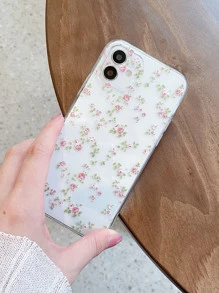 小碎花透明手機殼 - 無色 - 查看 6