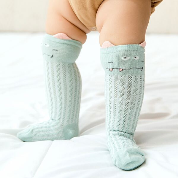 

Toddler Kids Cartoon Graphic Socks, Blue