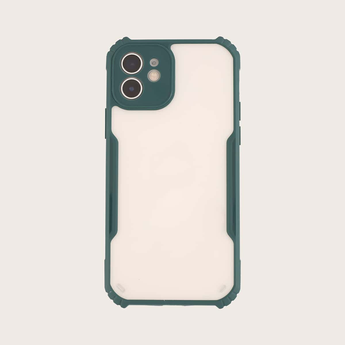 

Contrast Frame Phone Case, Dark green