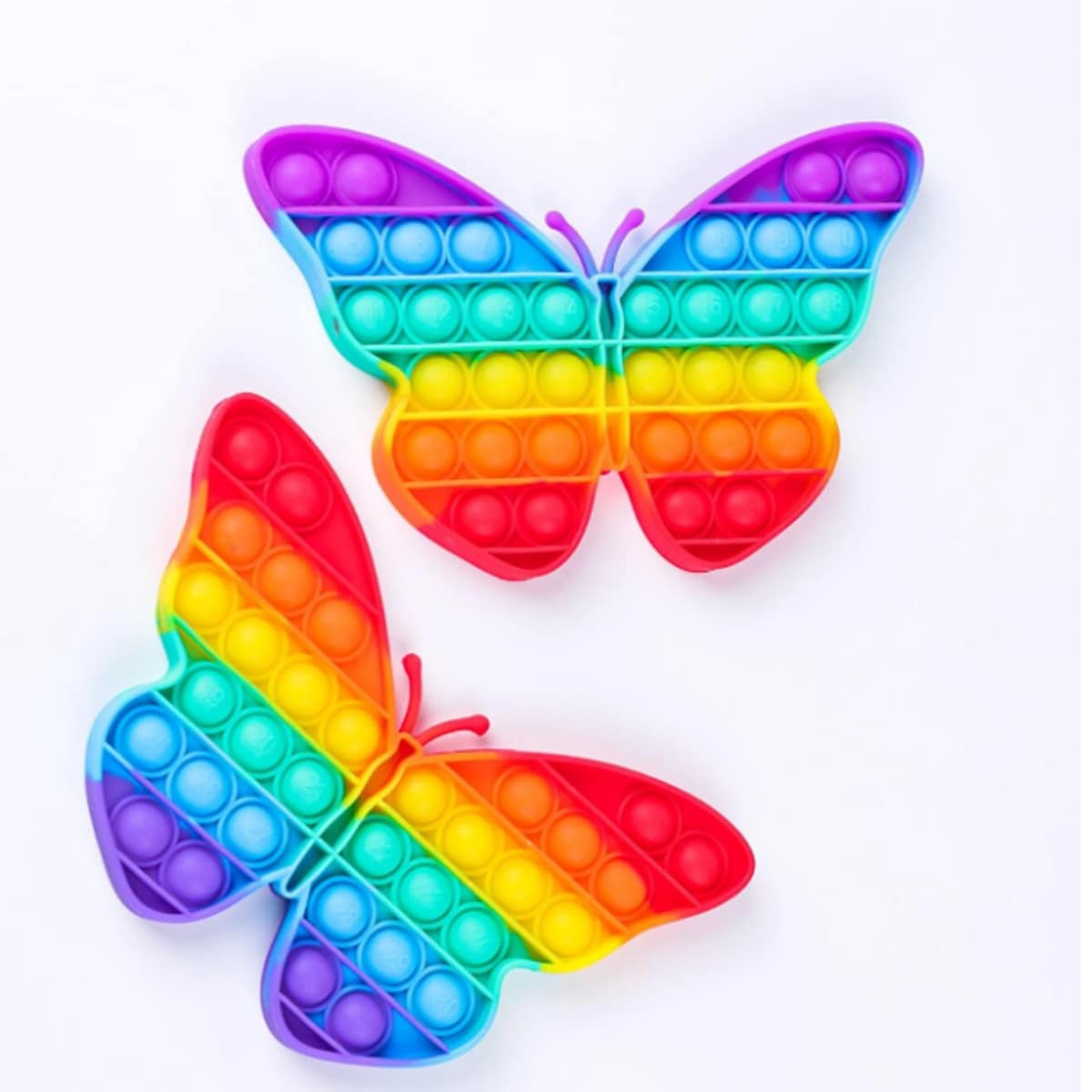 

1pc Random Butterfly Stress Relief Bubble Toy, Multicolor