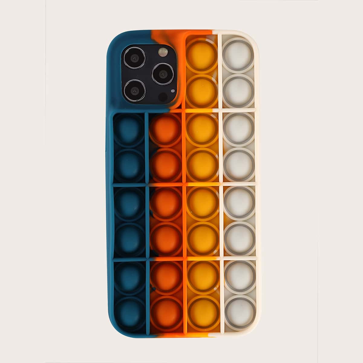 

Color Block Stress Relief Phone Case, Multicolor