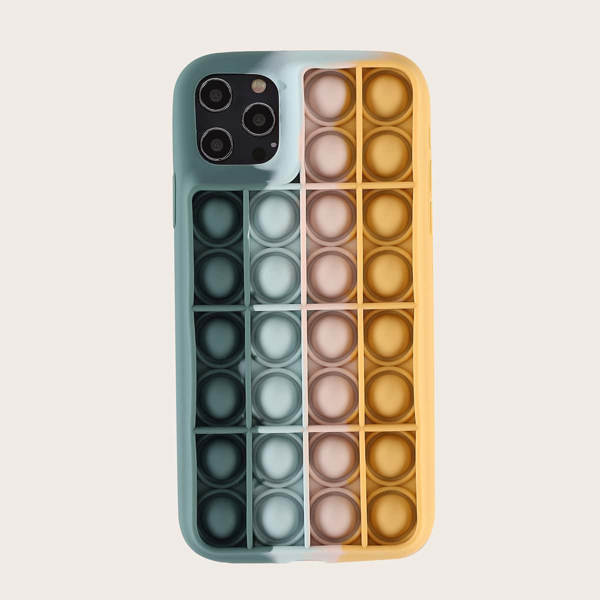 

Color Block Stress Relief Phone Case, Multicolor