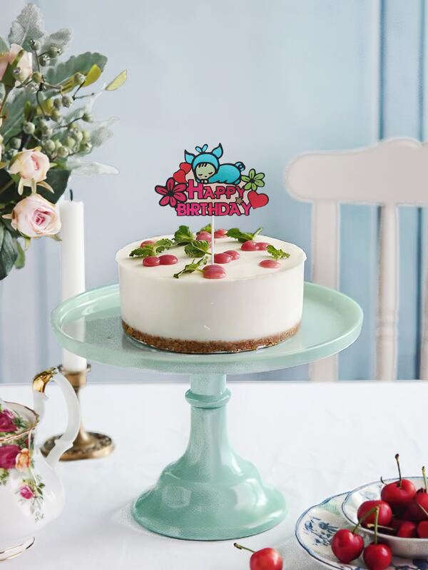 1 Piece Topper De Gateau D Anniversaire Avec Motif Slogan Mode En Ligne Shein France