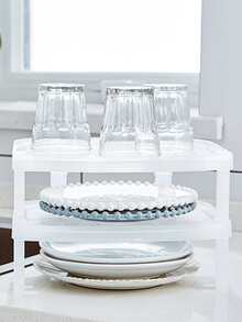 Almacenamiento De Cocina Organizadores de Encimera - Blanco - Ver 3