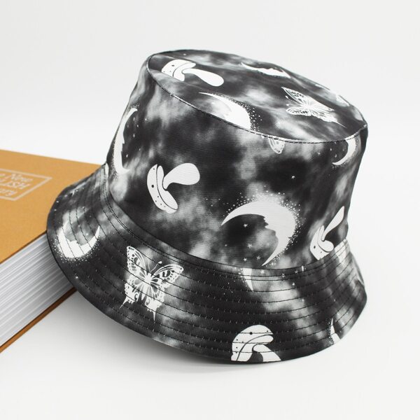 

Men Reversible Bucket Hat, Black