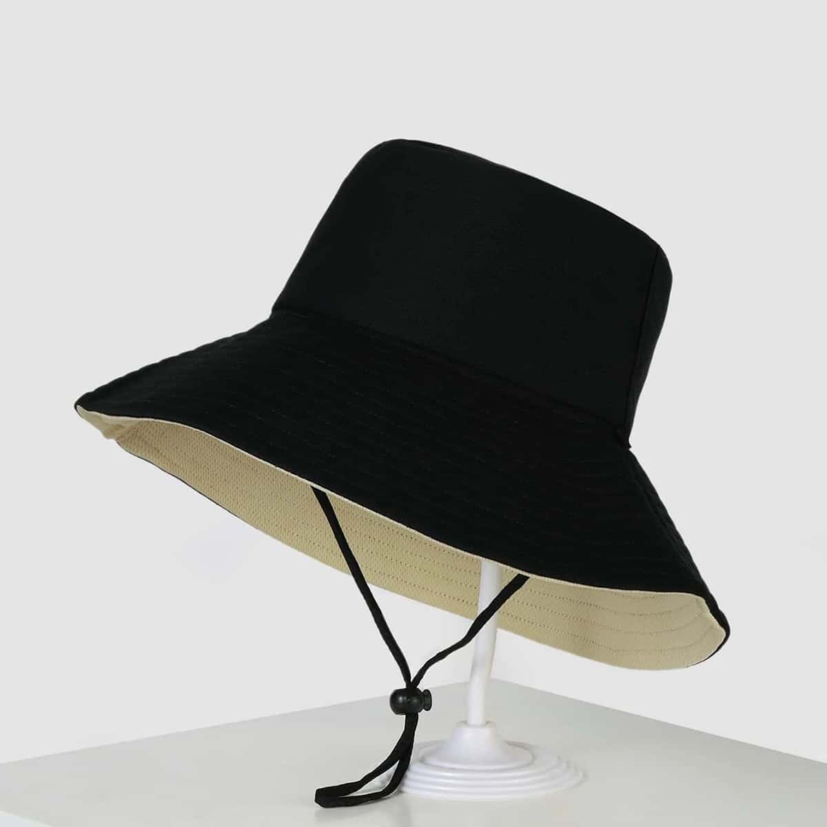 

Solid Reversible Bucket Hat, Multicolor