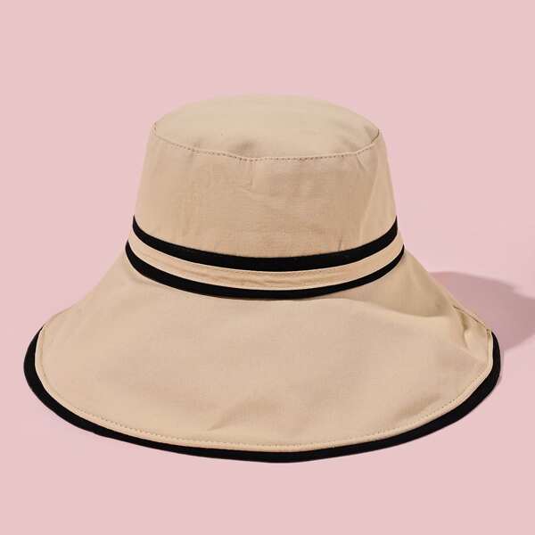 

Striped Bucket Hat, Khaki