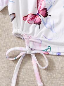 SHEIN Unity Camisetas Cordón Animal Bohemio - Blanco - Ver 5